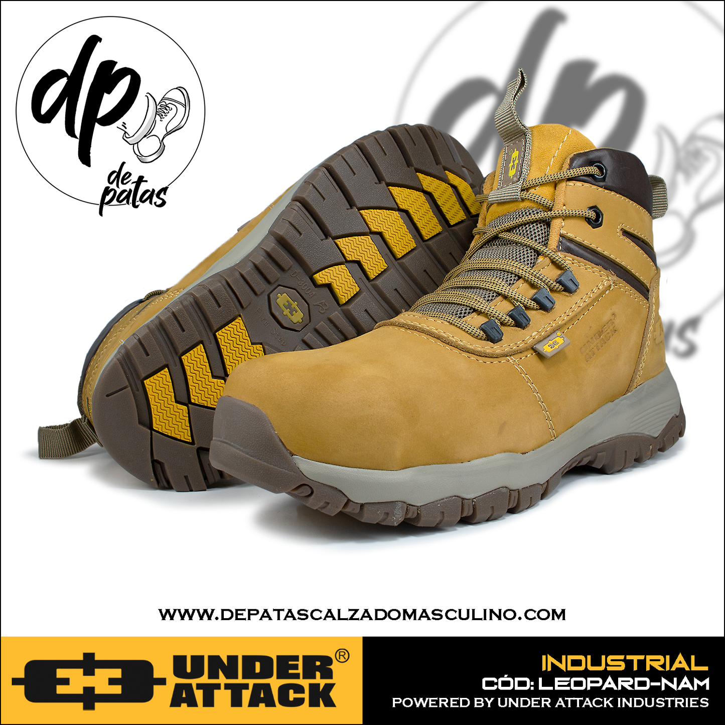 Under Attack botín industrial (LEOPARD-NAM) horma exacta