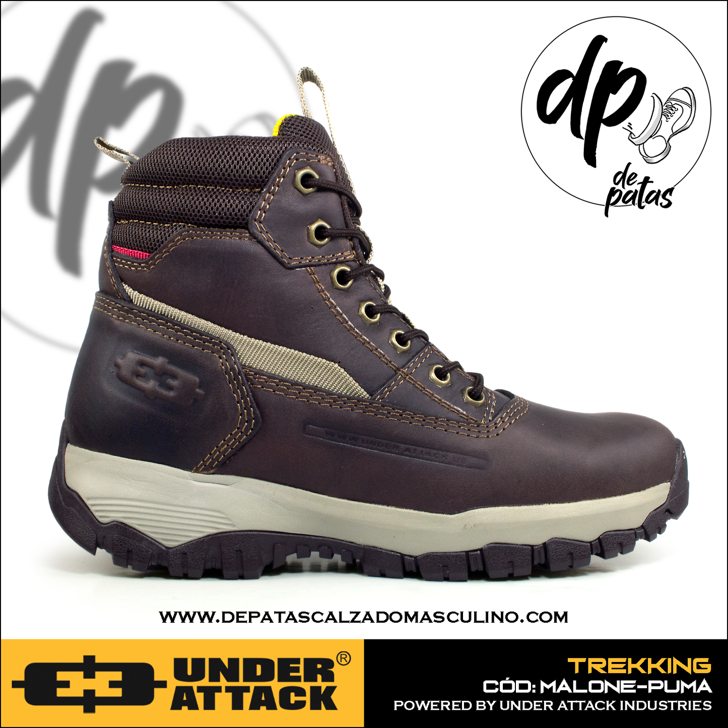 Botines para todo terreno Under Attack (MALONE-PUMA) horma exacta