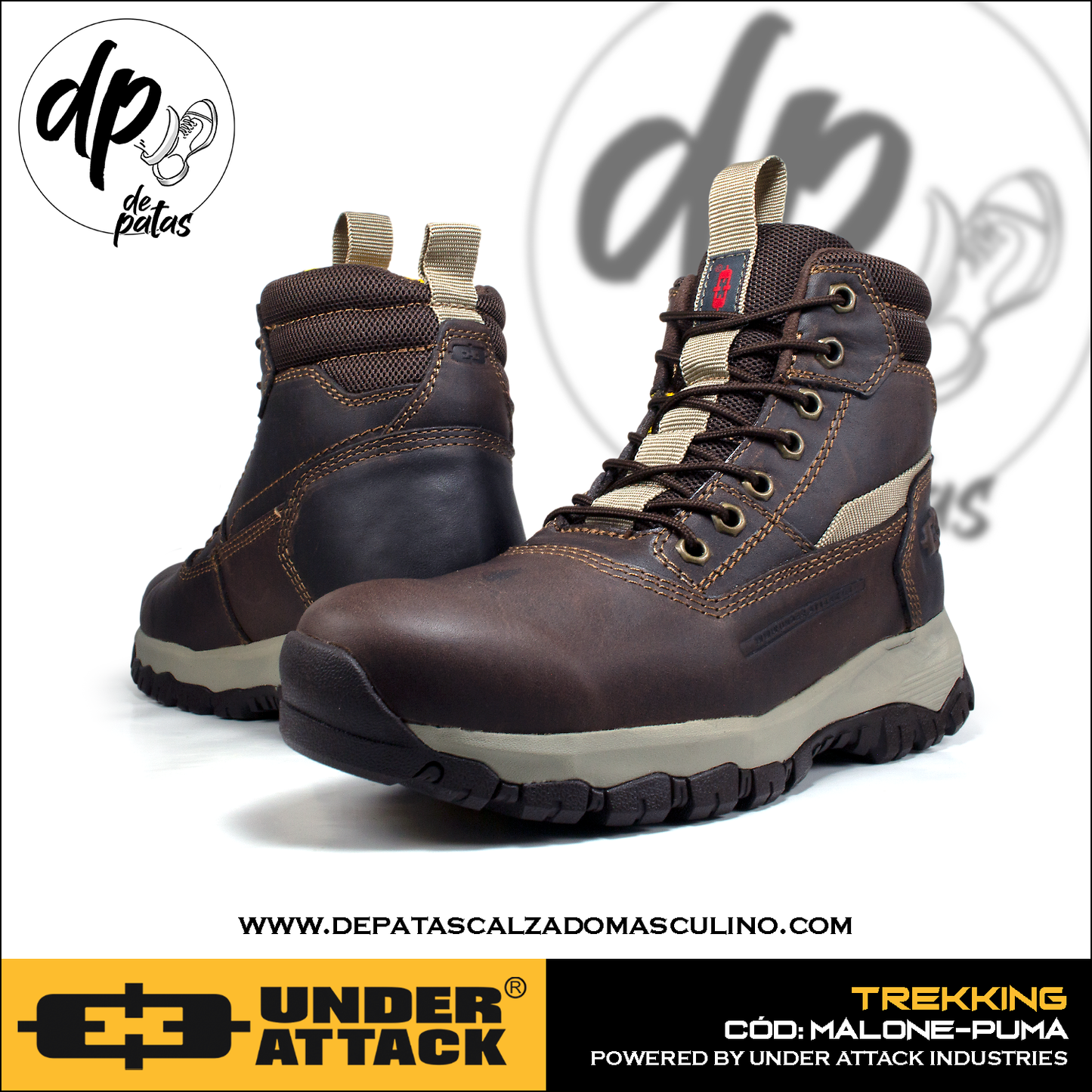 Botines para todo terreno Under Attack (MALONE-PUMA) horma exacta