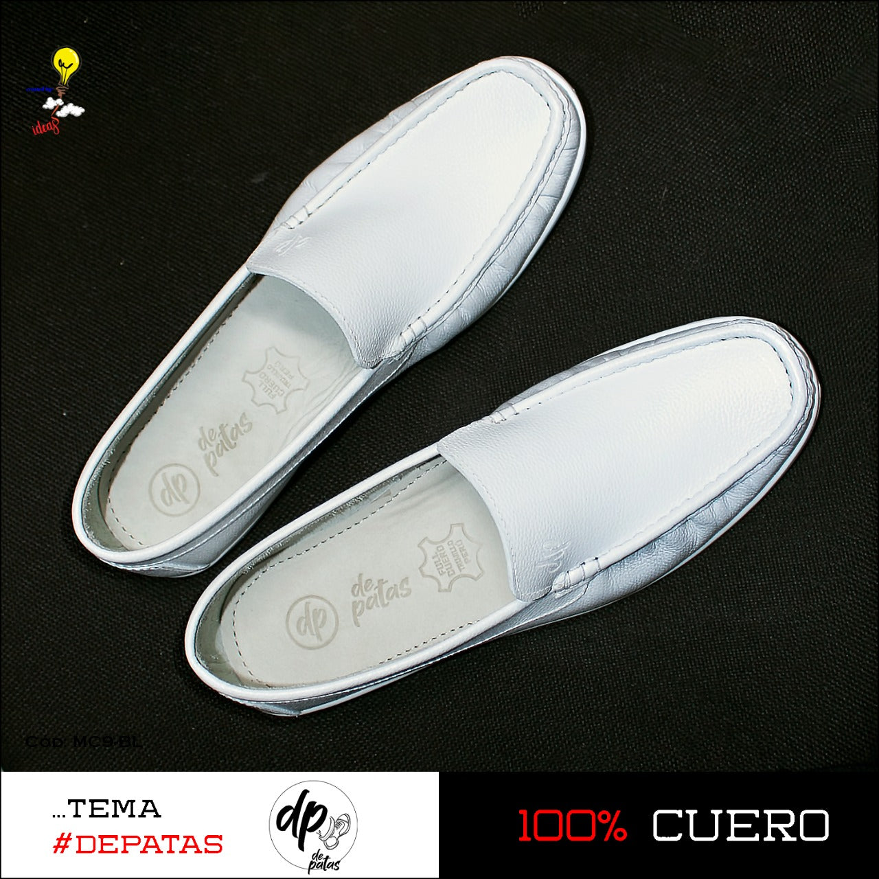 Mocasín casual (MC9-BL) horma exacta