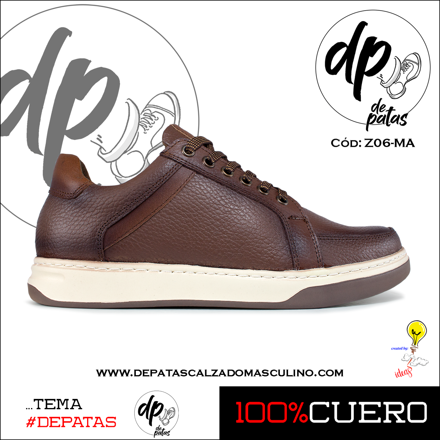 Zapatilla (Z06-MA) horma grande